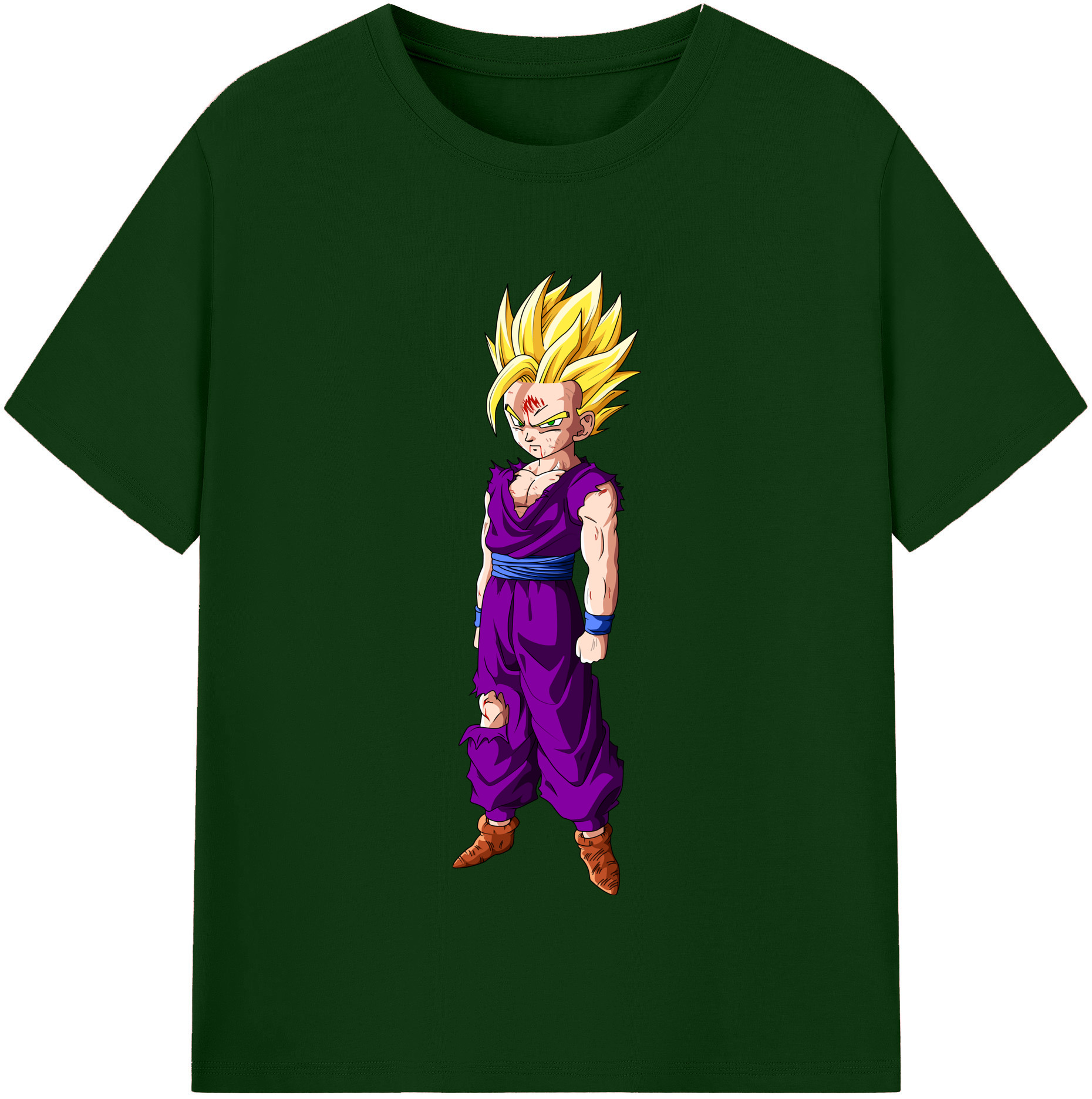 （画像用） ドラゴンボール 孫 悟飯（そんごはん）DRAGON BALL Son Gohan 綿100％半袖Tシャツ（フロントプリント）